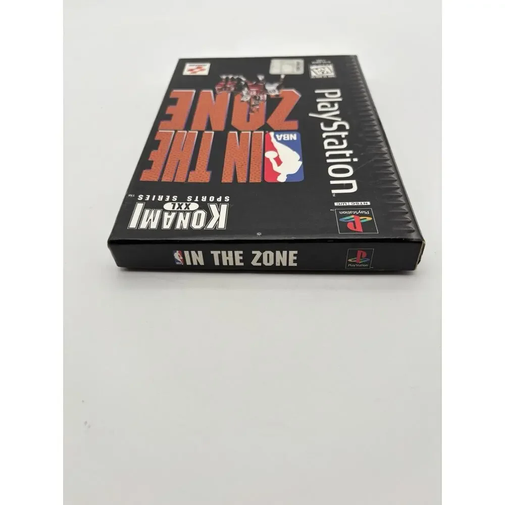Sony PlayStation 1 PS1 Konami NBA In The Zone CIB Long Box 1996 Tested Works.